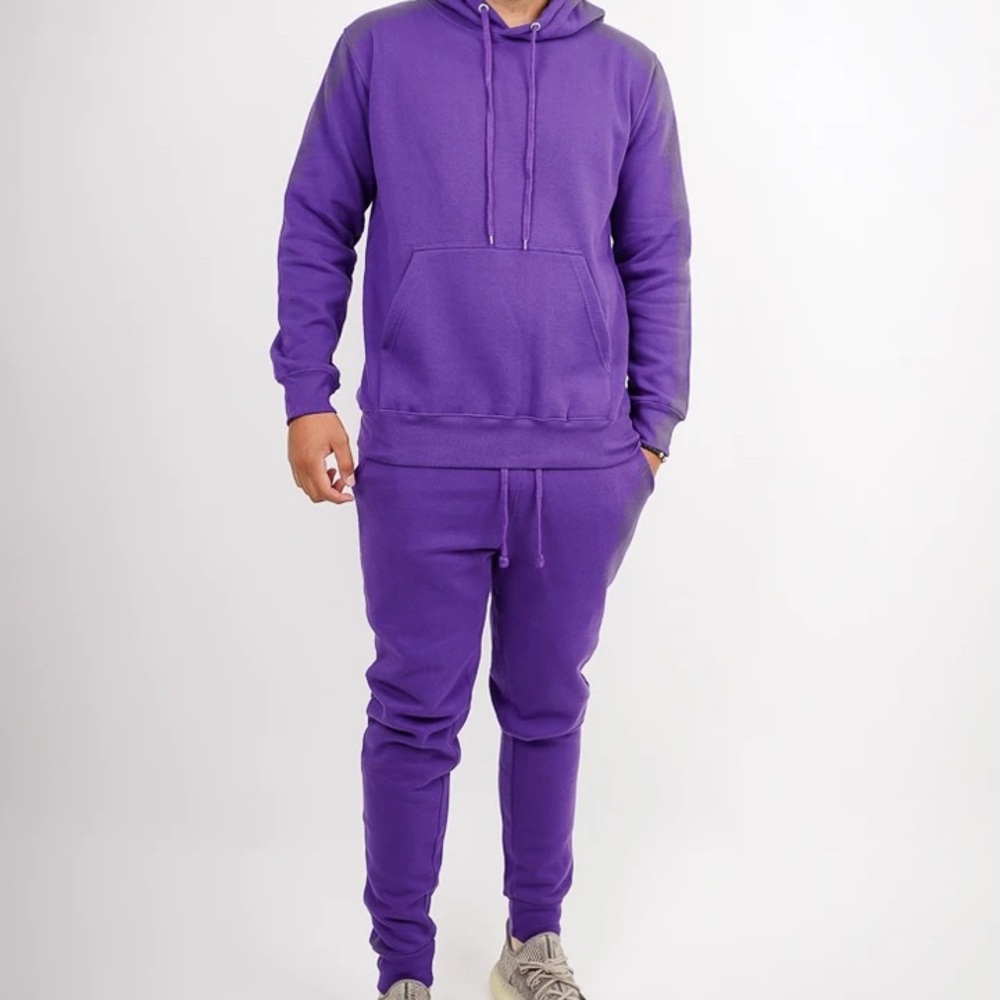UNISEX PURPLE SWEATSUIT